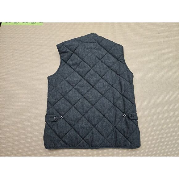 J Crew Sussex Quilted Zip Vest Primaloft Insulated Gray Medium - Picture 9 of 13
